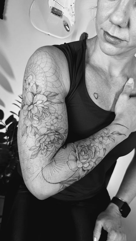 Peonies and sacred geometry